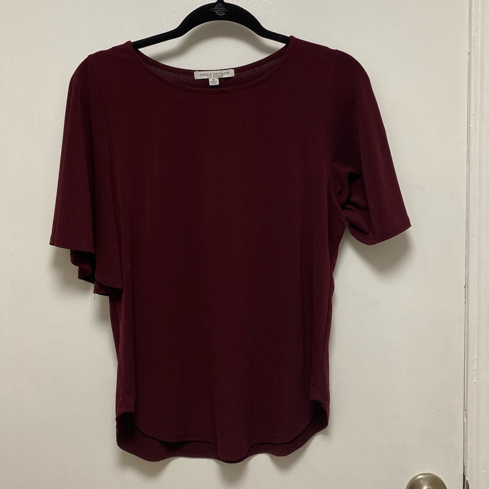 Maroon shirt